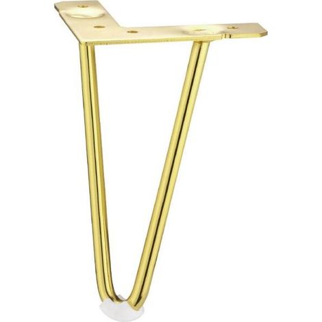 Set mit 4 goldfarbenen Metallfüßen (10 cm) für Schränke, TV-Ständer, Kommoden und DIY-Projekte (1/5)