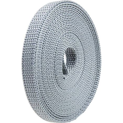 Rouleau de 6 m de ruban adhésif gris pour store 18 mm