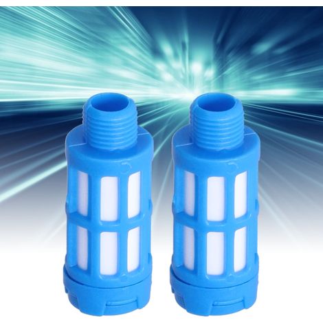 Silencieux pneumatique bleu, lot de 50, silencieux PSU-01 (1/5)