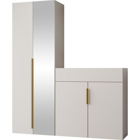Conjunto para recibidor Comfivo Magister II , 0x0x0cm, Espejo, Aglomerado laminado, Colocada
