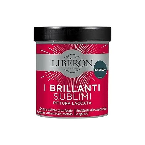 LIBERON - PITTURA LACCATA I BRILLANTI SUBLIMI BLU PETROLIO 500ML (1/3)