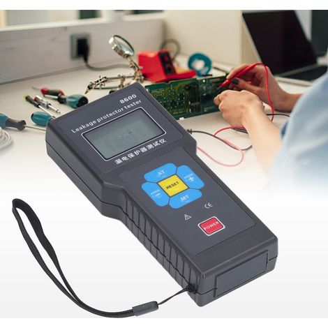 [Tester] + Testeur de disjoncteur à courant de fuite portable ETCR8600 pour installations électriques domestiques, ABS, 170mm x 75mm x 30mm (1/4)