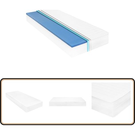 Matratze 90 x 200 cm Viskoelastischer Memory-Schaum 18 cm - Matratze - Schaummatratze - Memory Foam Matratze - Visco Elastische Matratze - Orthopädische Matratze