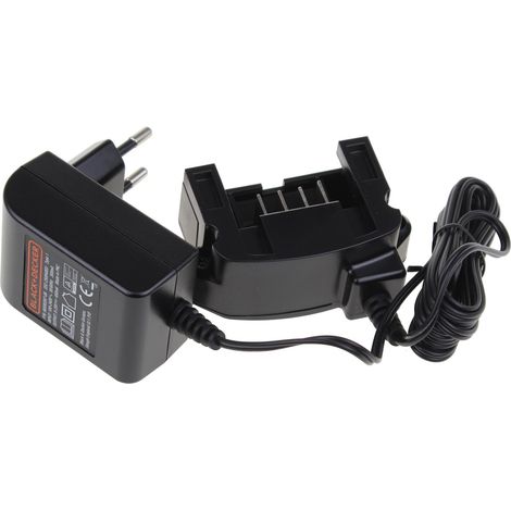 Black & Decker – Chargeur pour électroportatif 18V – 2.0Ah – Compatible avec ponceuse, scie, souffleur, taille-haie, tronçonneuse – Technologie Lithium (1/2)