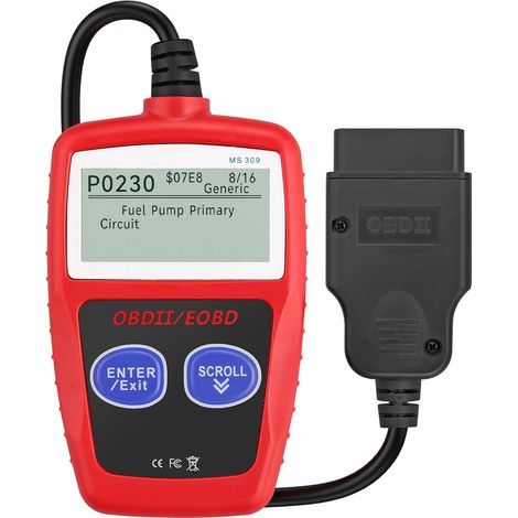 OBD2 Scanner for Code Reader - Supports 5 languages: English, German, Dutch, Spanish, and French. (1/5)