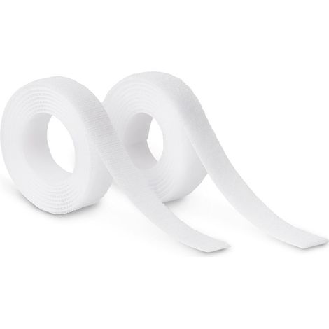 Thermoklebende Klettverschlussrolle 20 mm x 1,5 m weiß 2145-2 INOFIX