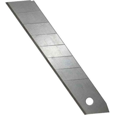 HOJA PARA CUTTER 18mm - BLISTER X 10 unid. C18 MOTA (1/2)
