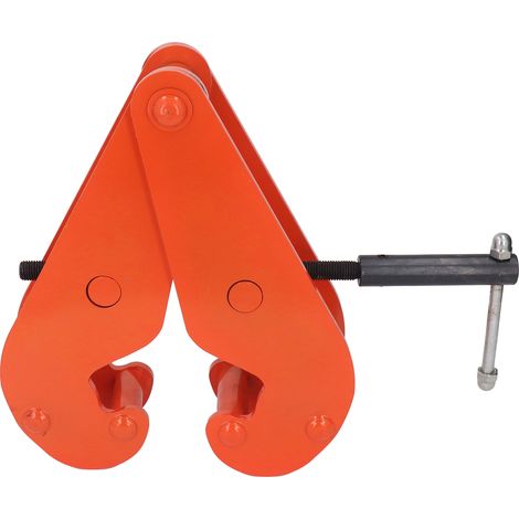 Pince de levage verticale 3 tonnes, ouverture 80-320 mm, bride de serrage pour poutrelles acier, équipement de levage lourd industriel (1/5)