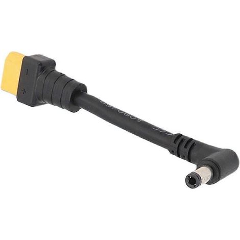 Connecteur mâle XT60 vers câble d'alimentation DC5525, compatible avec les équipements de batterie automobile. (1/5)