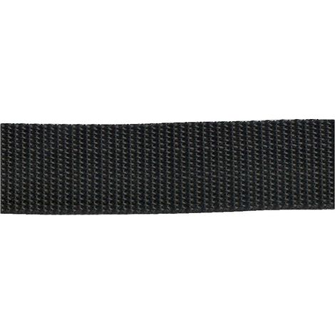 Sangle d'arrimage polypropylène noir largeur 30 mm en rouleau de 50 m - NORDITEC LECUYER