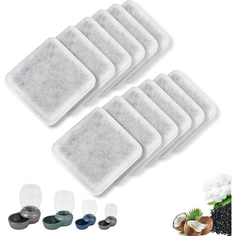 12 Ersatzfilter für Petmate Replendish Mason Gravity Wasserspender (Hund/Katze)