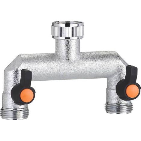 PRESA A DUE VIE 3/4 REGOLABILI METAL-JET  9601