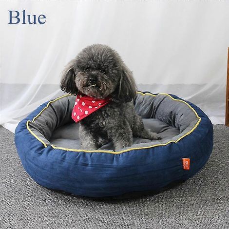 Lit pour animaux de compagnie en daim doux et chaud pour l'hiver, nid pour chat, niche pour chien, canapé pour animaux de compagnie, niche ronde pour chiens et chats, tapis pour chiot, lit pour animau