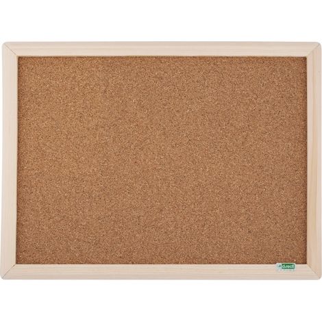 Rechteckige Korkplatte 400x600 mm in einem Holzrahmen (1/5)