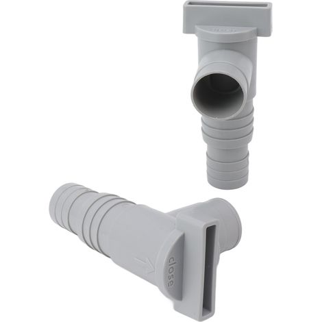 Vanne d'arrêt piscine PVC, installation simple, clapet de remplacement pour tuyau 32mm connecté au bassin (1/5)
