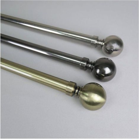 SPHERE - Kit tringle extensible ø 25/28 110 à 210 cm Coloris - Nickel brossé (1/4)