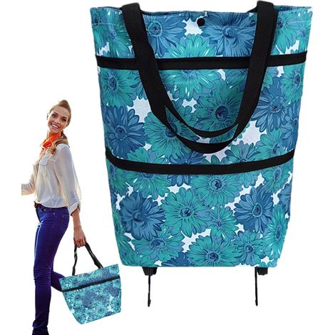 de voyage à roulettes silencieuses sacs de courses pour