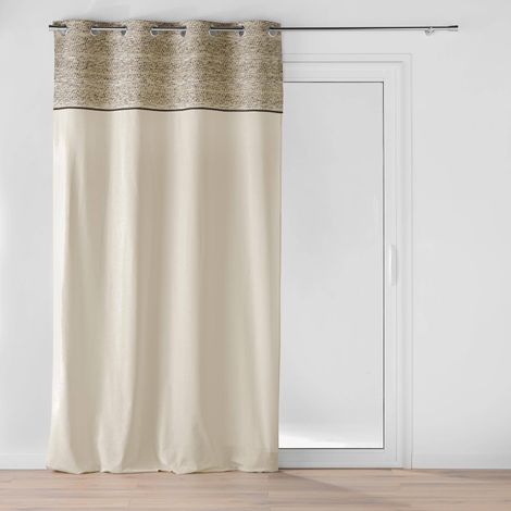 Jacquard Vorhang aus verschiedenen Materialien, CAMALIA, 140 x 240 cm