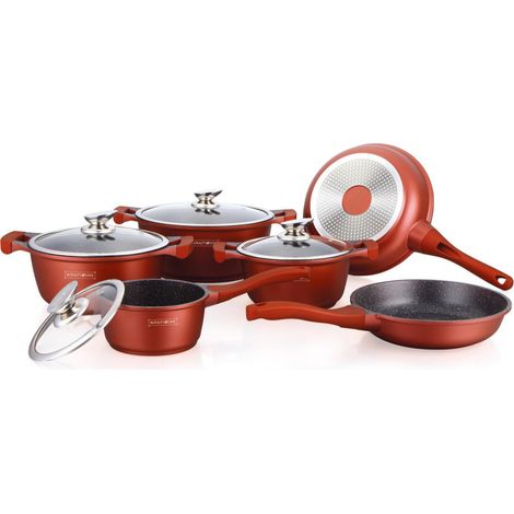 Royalty Line RLBS1010M Batterie Cuisine 13 pièces Bordeaux (1/4)