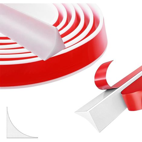 Baguette finition plan de travail cuisine 3m silicone autocollant joint anti-rayures (1/5)
