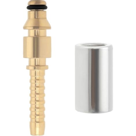 Dailygoods - Conector de latón para manguera de hidrolavadora con adaptador macho de ajuste rápido (1/5)