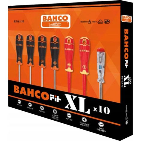 Bahco B219.110 BAHCOFIT XL Screwdriver Set, 10 Piece BAH219110 (1/5)