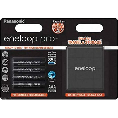 Panasonic eneloop Pro HR03 Box Pile rechargeable LR3 (AAA) NiMH 900 mAh 1.2 V 4 pc(s) C043331 (1/2)