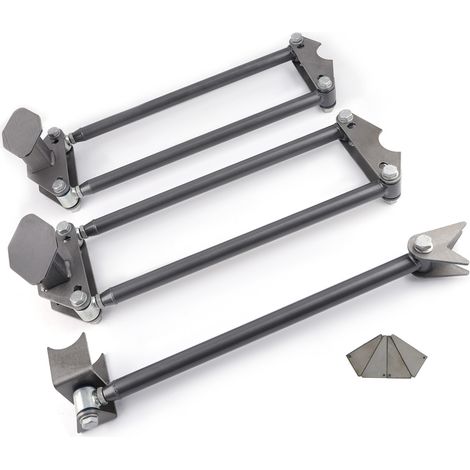 Universal Parallel 4 Link Kit Universal Weld on with Tubes Car Truck Tools