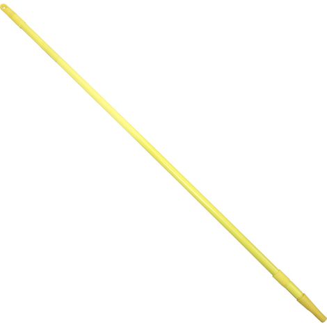 Ergonomischer, vielseitig einsetzbarer, ausziehbarer Metallgriff (114–200 cm) aus gelbem TPR (1/5)