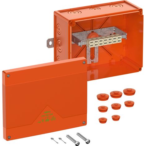 Spelsberg Scatola di derivazione, grado di protezione IP66, resistenza agli urti IK08, classe di protezione II, Ui 450V AC, tensione nominale di isolamento 450V DC, UL-EU, VDE, priva di alogeni, 86742