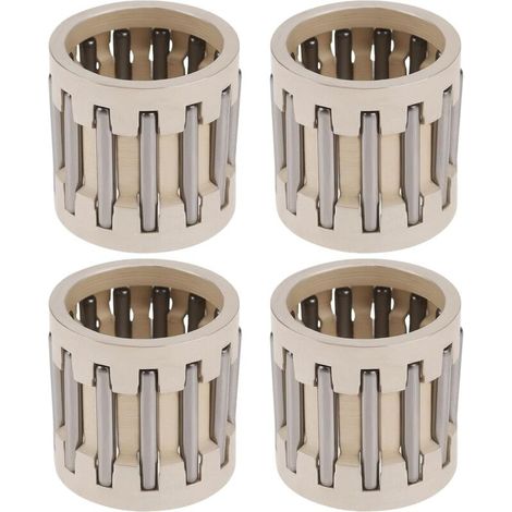 Cuscinetti a rullini con gabbia per pistone moto – Set di 4 pezzi 12 × 15 × 15 mm, compatibili con Speedfight 2 50 LC DD Rally