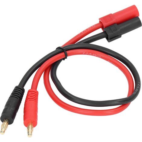 Ladekabel mit XT150-Stecker auf 4,0-Bananenstecker, 12AWG-Draht für ferngesteuerte Autos oder Flugzeuge. (1/5)
