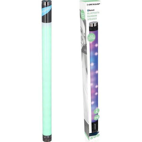 Cassa Speaker Bluetooth Portatile Effetti luce LED con Fissaggio a Parete 49cm