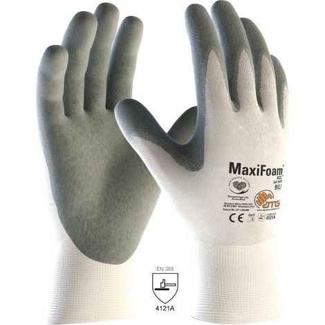 ATG MaxiFoam XCL 243311 Gr.11 (34-600) Nylon-Strickhandschuhe, Kat.2, Nitrilsch (1/5)
