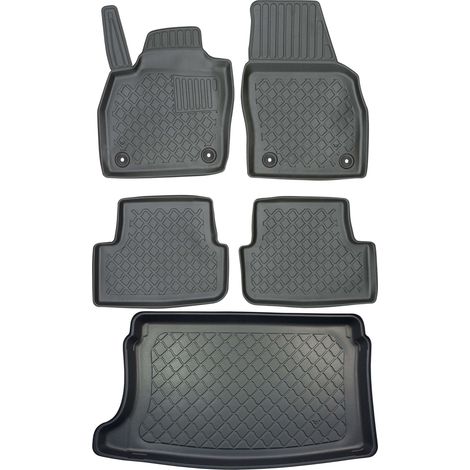 Juego de alfombrillas para coche y maletero para Seat Ibiza V Hatchback desde junio de 2017. (1/5)