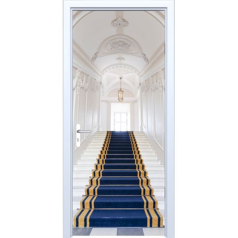 Adhesivo de tela para puerta, escaleras en el palacio 727PD