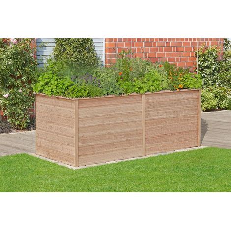 Hochbeet Emma XL, Lärche 20x120 mm, 206x103x86 cm