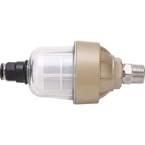 Vanne de purge d'eau translucide G1/2 po, purgeur automatique de liquide de refroidissement, filtre à air comprimé à bille flottante (1/5)