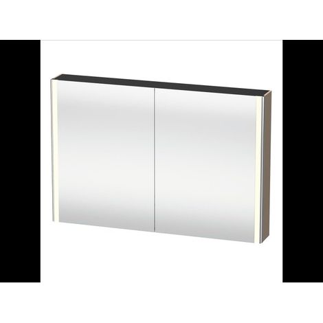 DURAVIT XS7114075751000 Armoire à miroir Xsquare XS7114 Lin écru
