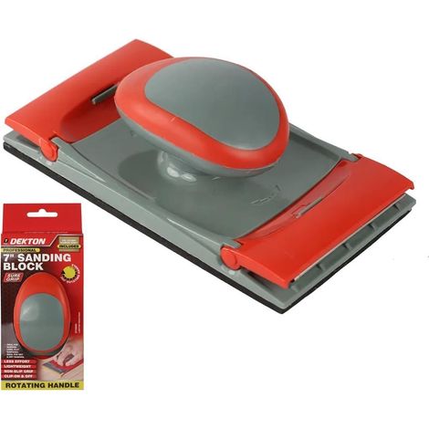 Dekton Plasterboard Drylining Joint Wall Ceiling Abrasive Hand Sandeing Block