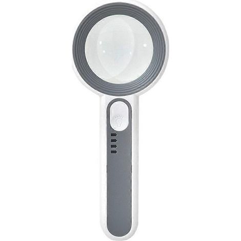 Loupe de poche rechargeable avec 3 modes d'éclairage, loupe lumineuse LED pour la lecture des seniors, 65 mm (1/5)
