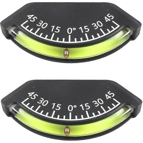 Jauge de niveau pour camping-car, camion, remorque, inclinomètre haute définition, lot de 2 (1/5)