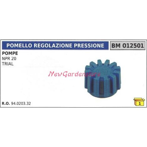 Mando de ajuste de la presión Bomba UNIVERSAL Bertolini NPR 20 TRIAL 012501