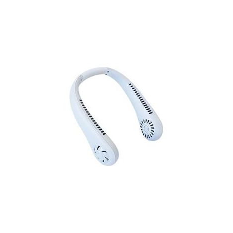 Ventilateur Cou Portable,Ventilateur sans Feuilles Réglable à 360 avec Batterie 4000mAh Ventilateur portable pour Bureau Domicile Voyage En Plein Air (1/5)