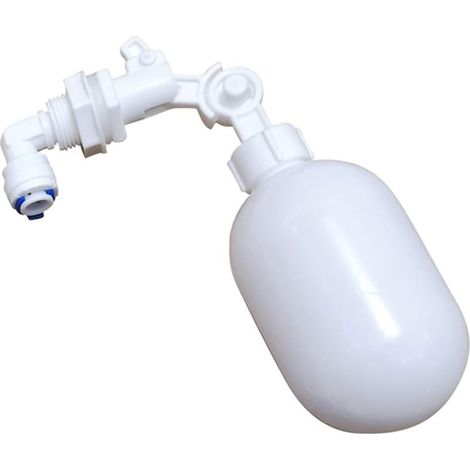 1/4" pouce Tube Flotteur d'eau Ball Valve Niveau de Liquide Réglable pour Système Poisson Aquarium Étang Pompe à Eau Réservoir Réservoir Montage Aquaculture 1 Pièce (1/5)