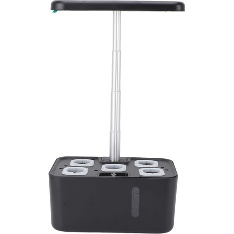 Système de culture hydroponique compact avec contrôle automatique de l'eau et de la lumière LED, kit de jardinière hydroponique LED pour intérieur (1/5)