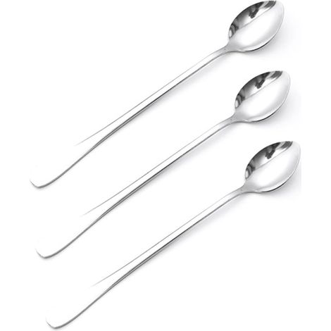 Lot de 3 Cuillères à Long Manche en Acier Inoxydable (1/5)