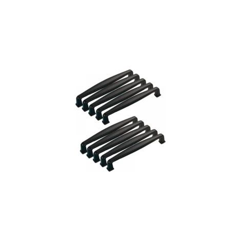 Poignée de meuble, entraxe 128 mm, lot de 10, barre pour portes de placards de cuisine, chambre (1/5)