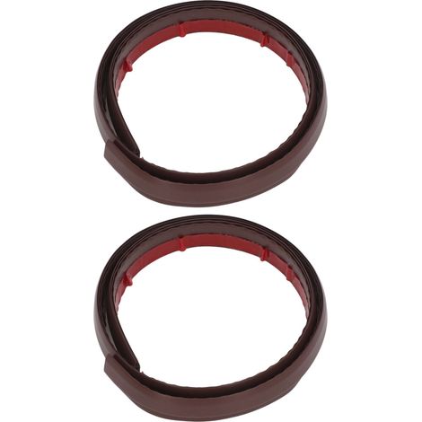 Ensemble de 2 boudins de porte en TPVC à 3 couches, anti-bruit, pour la maison et le bureau, 28 mm / 1,1 po (1/5)