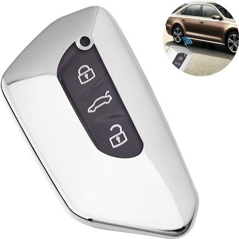 Coque De Télécommande - TPU - Pour Volkswagen Golf 8 - 3 Boutons - Protection Intégrale - 1 Pièce (1/5)